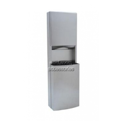 B43949 Paper Dispenser and Waste Bin 60L Surface Mount