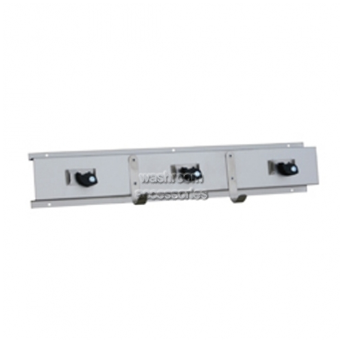 ML983 Mop and Broom Rack with Rag Hooks