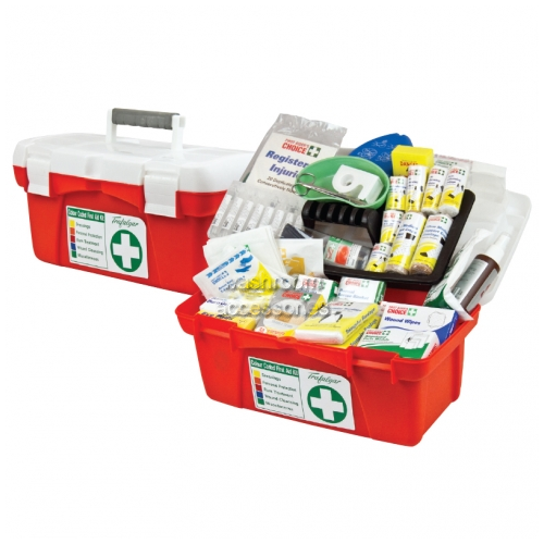 View National Workplace First Aid Kit Portable Hard Case details.