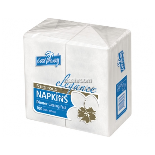 Redifold Dinner Napkins White