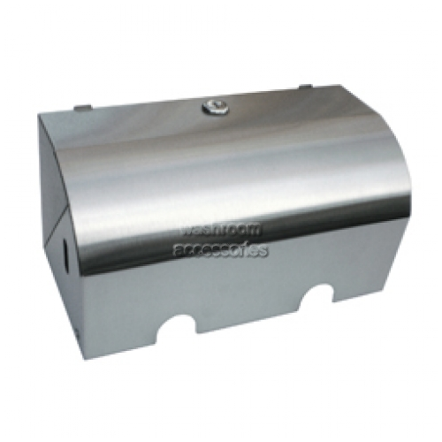 View ML835 Double Toilet Roll Holder Lockable Hooded details.