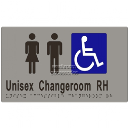 View ML16229 Braille Sign Unisex Accessible Changeroom RH Transfer details.
