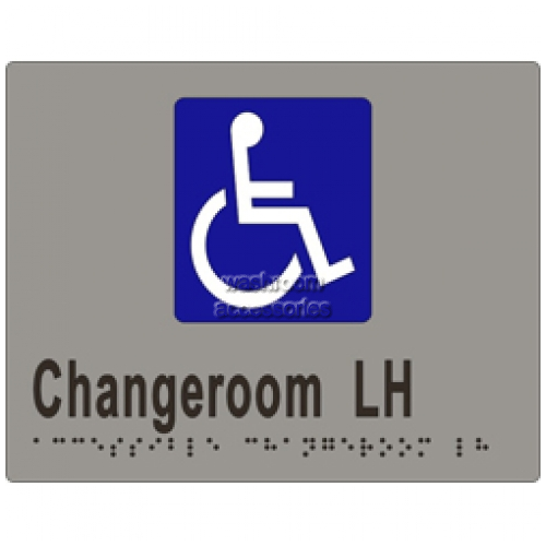 View ML16274 Braille Sign Accessible Changeroom LH Transfer details.