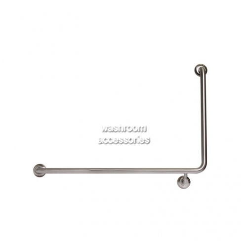 View MLR103 Toilet Grab Rail Left Hand 90 Degree details.
