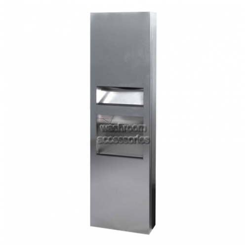 View 10-64671-A 2 in 1 Combo Unit Towel Dispenser Waste Bin 26L details.