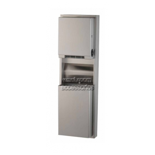 View B39619 Convertible Paper towel and Waste Receptacle details.