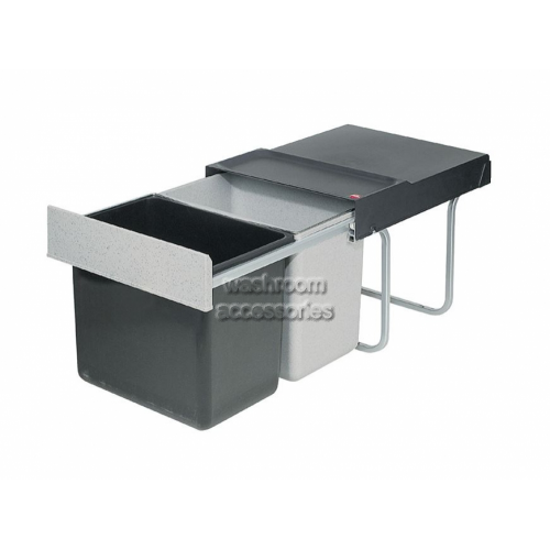 View Double Waste Bin 2 x 18L details.