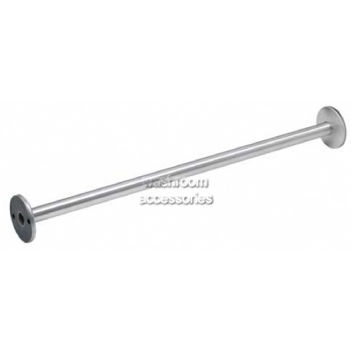 9538 Straight Shower Curtain Rail Concealed Fix