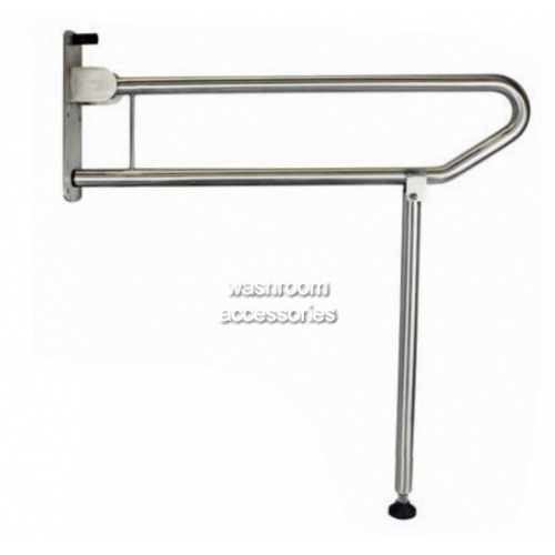 832-101 Bariatric Drop Down Grab Rail with Supporting Leg - LAST STOCK