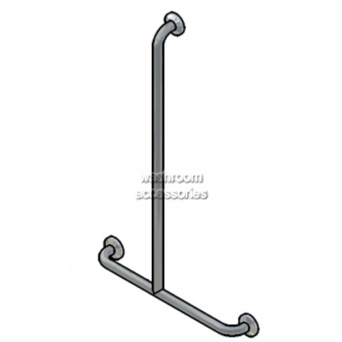 832 Shower T-Bar Grab Rail Centre Fix