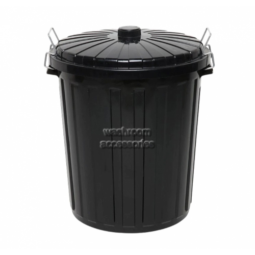 19198 Plastic Garbage Bin with Lid 73L - LAST STOCK