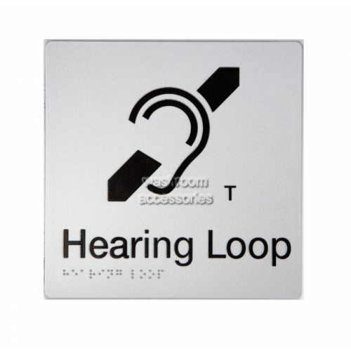 HL Hearing Loop Sign Braille