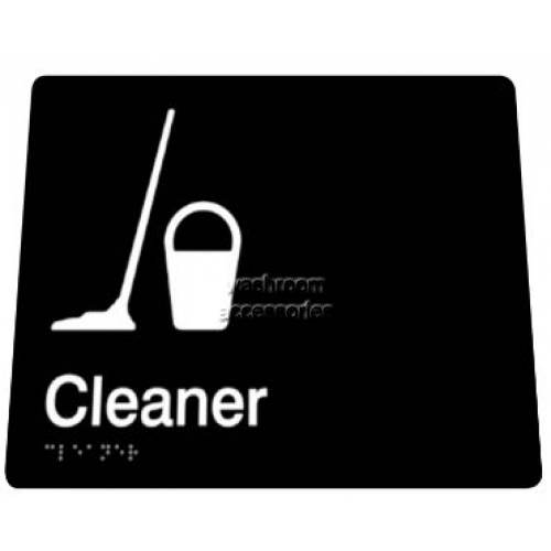 975 Cleaners Braille Sign