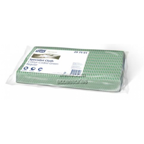 297501 Green Cleaning Cloth Folded 
