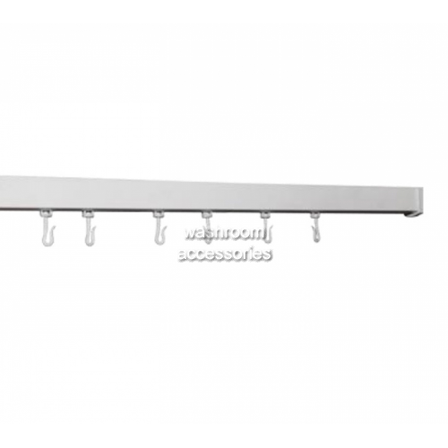 View JDMTRACK-L Shower Curtain Track L-Shaped Anodised  details.