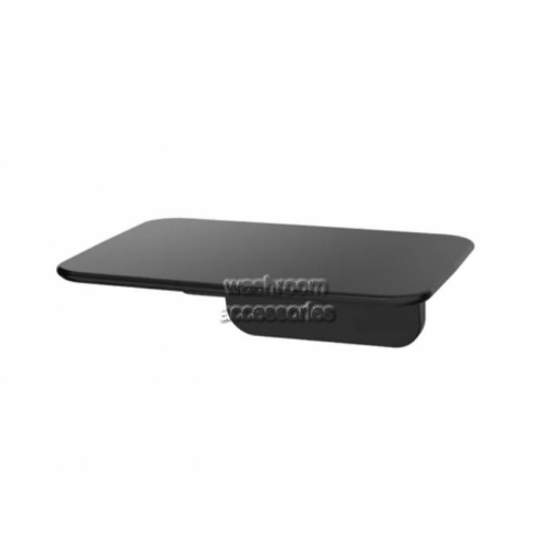 S01AB Fold Up Shower Seat Black