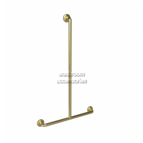 View 832-PVD-BB Shower T-Bar Grab Rail Centre Fix details.