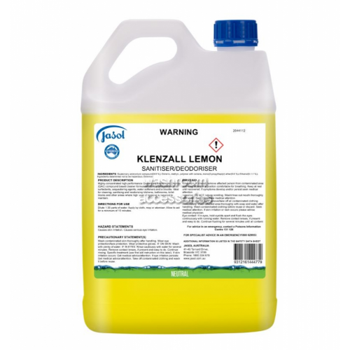 Klenzall Lemon Disinfectant