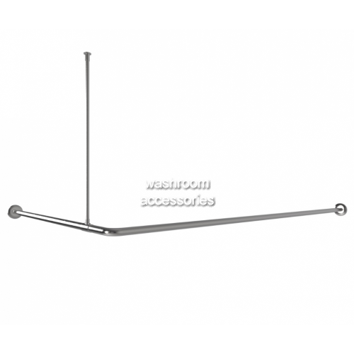 View 9538 Corner Shower Curtain Rail Right Hand details.