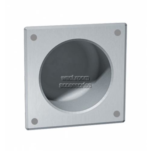 View 10-110 Square Toilet Roll Holder Recessed details.