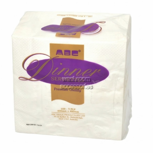 3 Ply Dinner Multifold Serviettes 